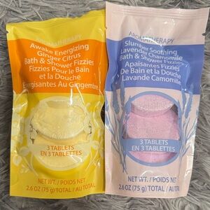 Ginger Citrus & Lavender Chamomile Bath & Shower Fizzy Tablets NEW 🏷️